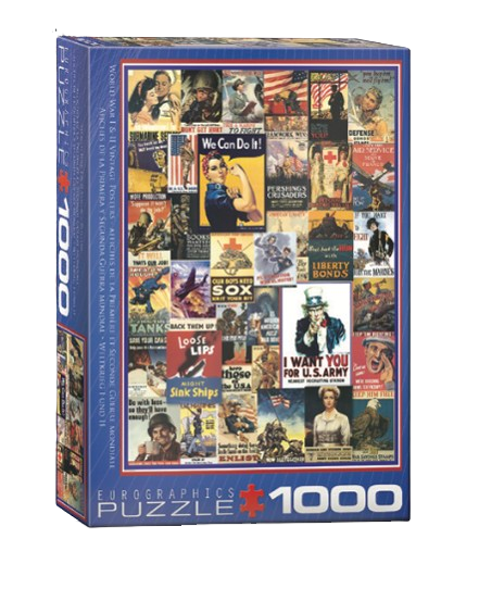 World War I & II Vintage Art Puzzle 1000pcs