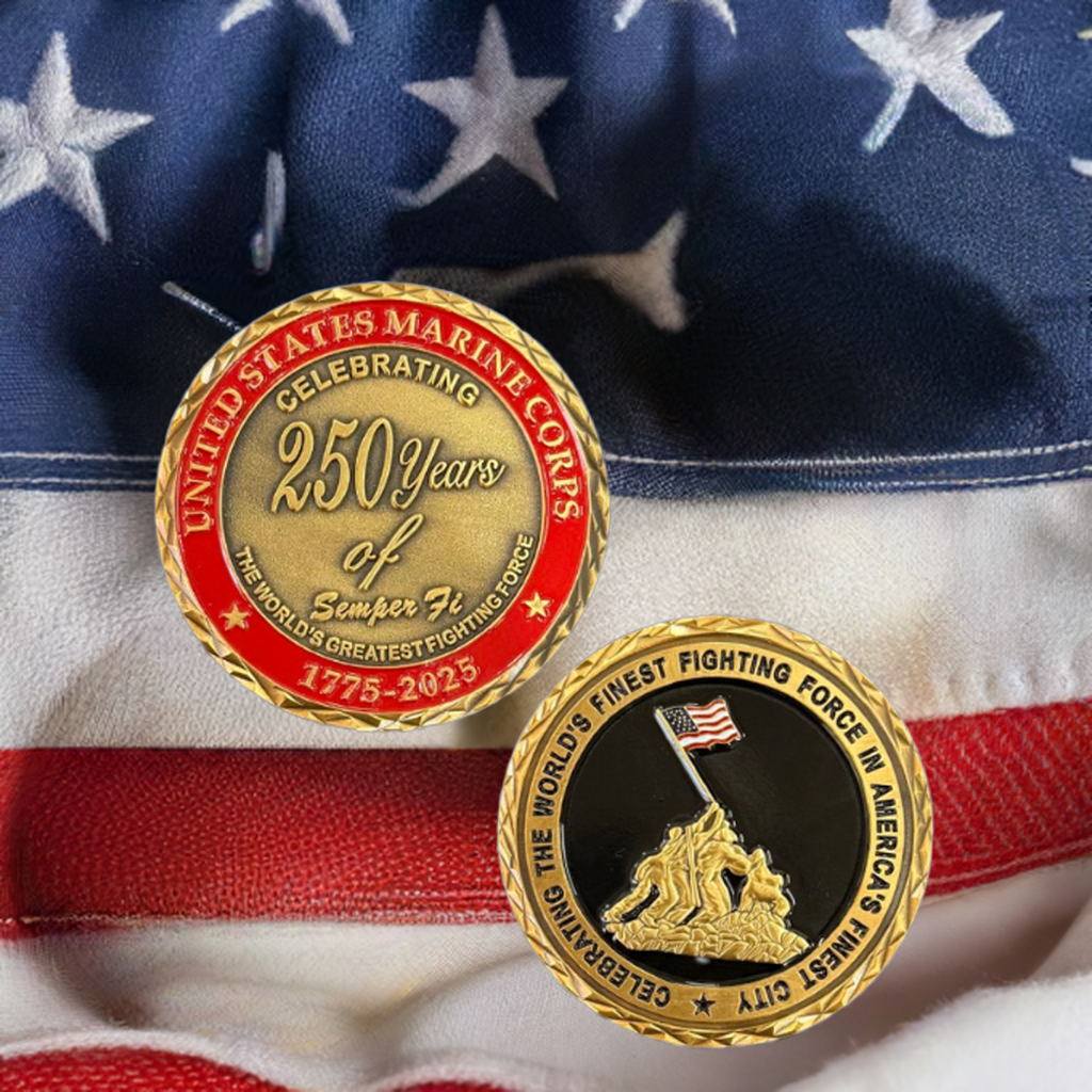 250 Years of USMC Challenge Coin