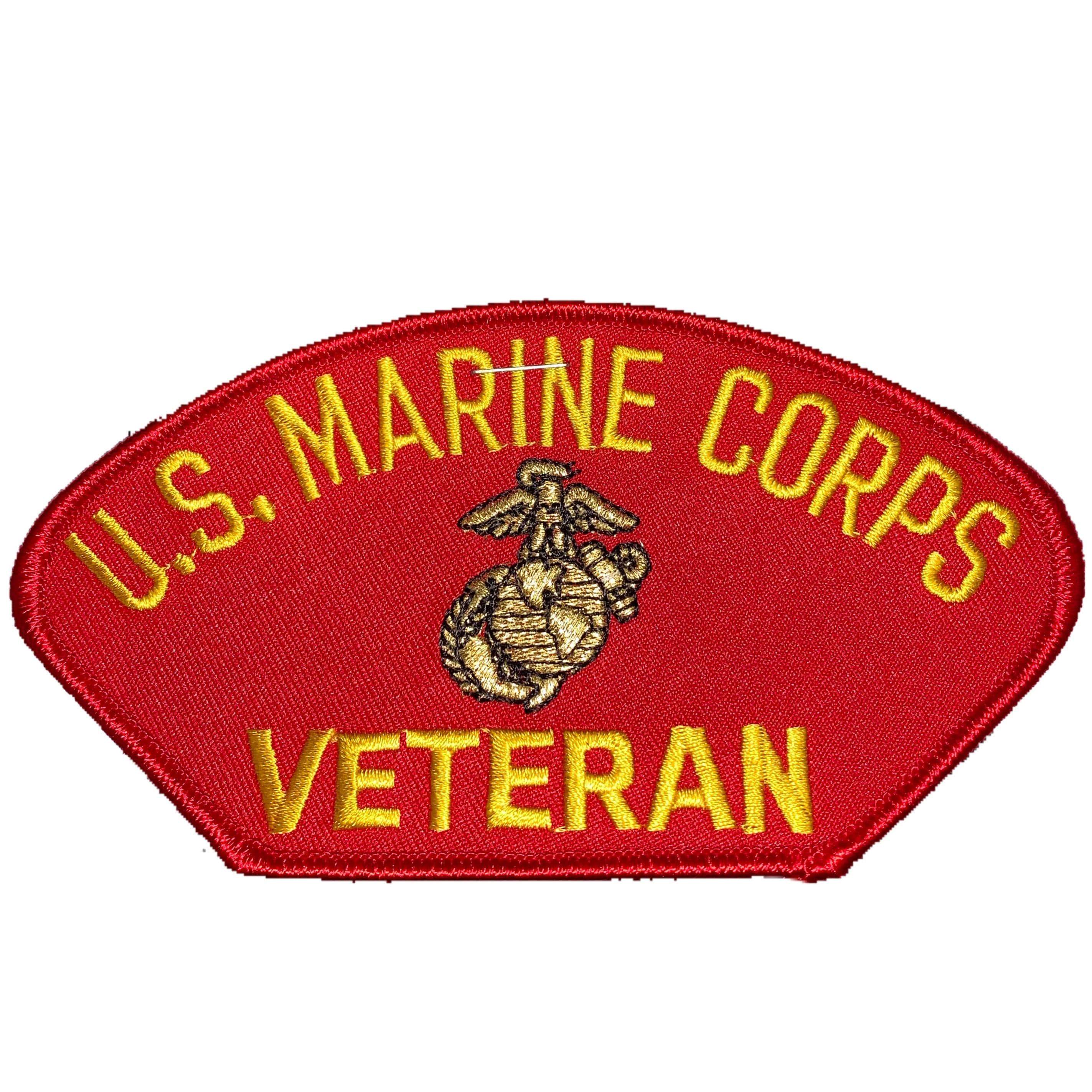 Vietnam Veteran U.S. Marine Corps 4 Inch X 2 Inch Patch *Made In USA