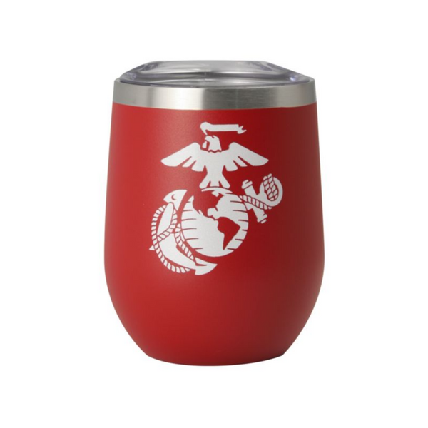 Red EGA Stainless Steel Wine Tumbler – MCRD Museum Foundation