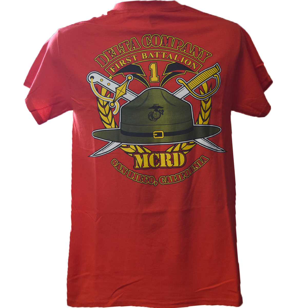Delta Company (1st Battalion) T-Shirt | Delta Company MCRD Shirt 