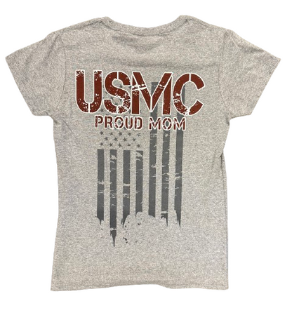 Rustic Mom Ladies Usmc T-shirt