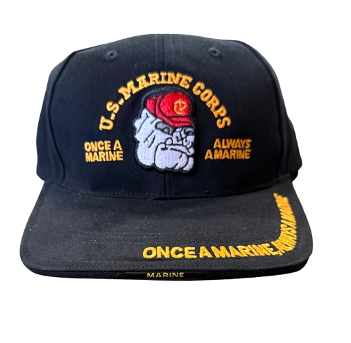 Bulldog Once A Marine Always A Marine Hat