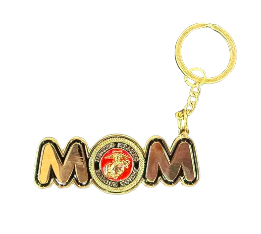 Marine Mom Keychain