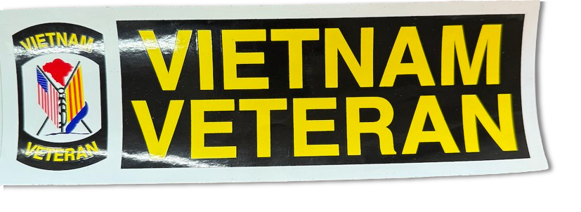 Vietnam Veteran Bumper Sticker