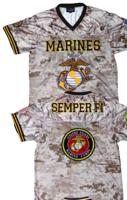 Marines Digital Embroidered Football Jersey