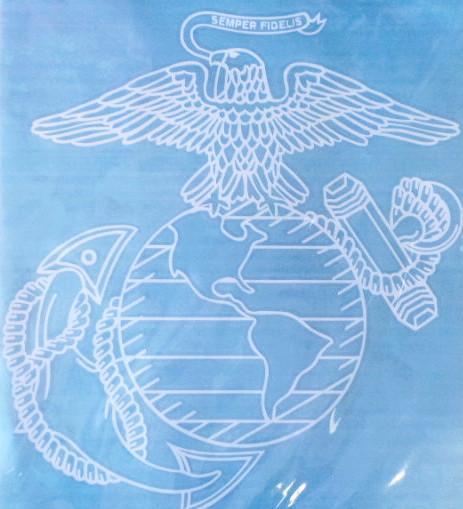 Eagle, Globe and Anchor Jumbo Decal (12")