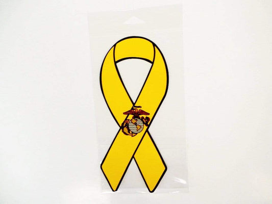 Ribbon Magnet with EGA Emblem - Yellow